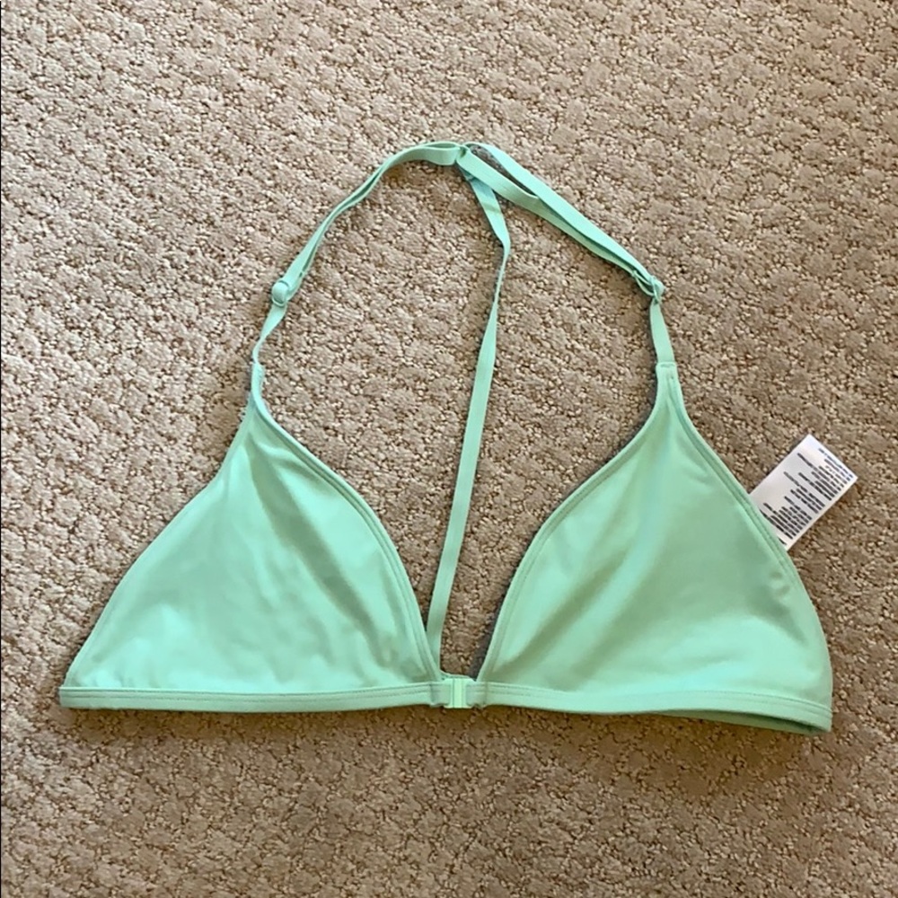 Turquoise bikini top